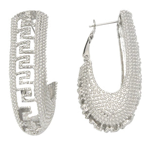African Clip Earrings For Women Nigeria Silver High Copper Small Earrings