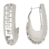 African Clip Earrings For Women Nigeria Silver High Copper Small Earrings