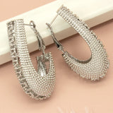 African Clip Earrings For Women Nigeria Silver High Copper Small Earrings