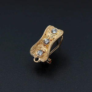 African Clip Earrings Post CZ Findings DIY Jewelry Making