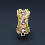 African Clip Earrings Post CZ Findings DIY Jewelry Making