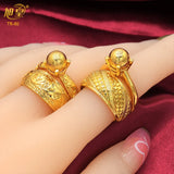 Ethiopian Copper Rings Women Dubai Plated Wedding Party