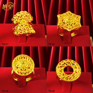 African Plated Rings Arabic Charm Finger Rings Bride Wedding Bijoux Femme