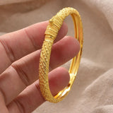 African Bracelets for Women Men & Brass Twisted Bangles