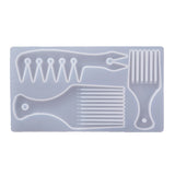 African Hair Comb Resin Molds DIY Craft Tools Silicone Mold