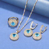 African Jewelry Dubai Necklace And Earrings Set