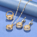 African Jewelry Dubai Necklace And Earrings Set