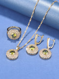 African Jewelry Dubai Necklace And Earrings Set