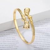 African Jewelry Nefertiti Bracelet Vintage Adjustable Bangle
