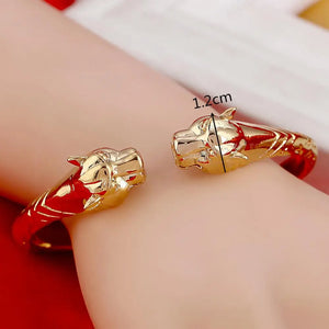 African Leopard Bangles - Animal Jewelry