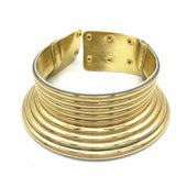 African Necklace Jewelry Sets Exaggerated Two-Hand Bracelet Set