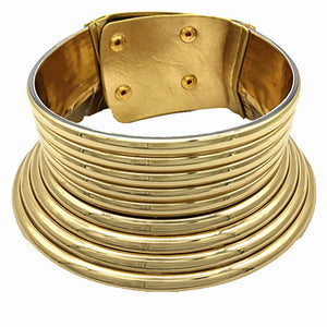 African Leather Collar Necklace Women