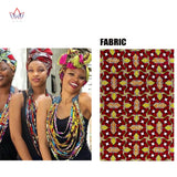 African Wax Fabric Necklace and Scarf Set