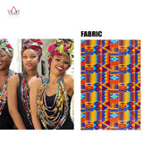 African Wax Fabric Necklace and Scarf Set