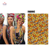 African Wax Fabric Necklace and Scarf Set