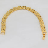 24K Indian Jewellery Cuban Chain Bangle Dubai Bracelet for Men