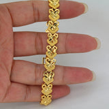 24K Indian Jewellery Cuban Chain Bangle Dubai Bracelet for Men