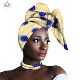African Print Bandana Head Wrap Long Scarf & Necklace Ankara Dashiki