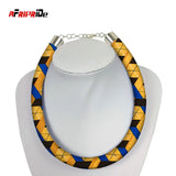 African Print Round Necklace Ethnic Jewelry SPO65