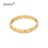 African Plated Bracelet Bangles with Big Charms for Women