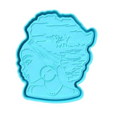 African Goddess Rolling Tray Resin Mold - Fruit Plate Silicone Mould