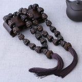 Agarwood Carving Buddha Disciples Beads Car Pendant Interior Decoration Gift