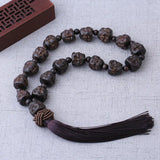Agarwood Carving Buddha Disciples Beads Car Pendant Interior Decoration Gift