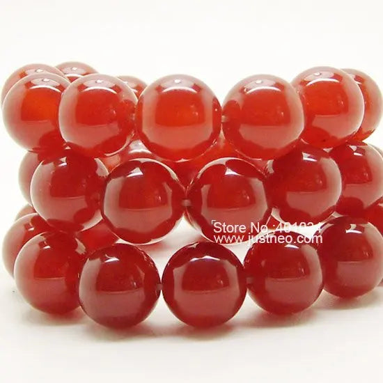 Red Agate 10mm Round Beads Strand 16inch