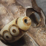 Tibetan Old Dragon Dzi Beads Ji 5 Eyes Pattern for DIY Jewelry Making