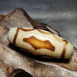 Tibetan Old Dragon Dzi Beads Ji 5 Eyes Pattern for DIY Jewelry Making