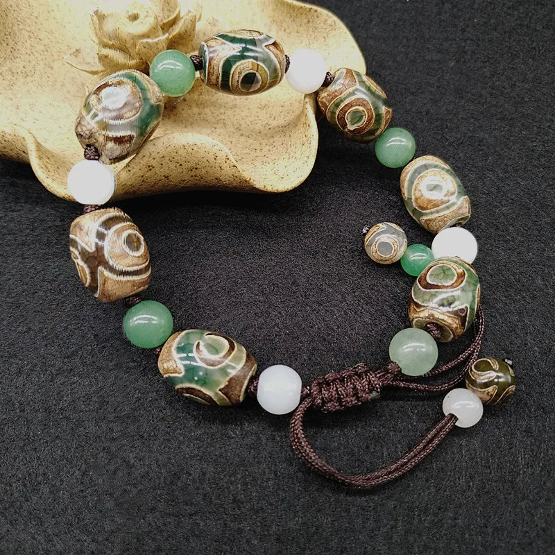Agate Bracelet Tibet Tianzhu Bracelet Mens Womens Jewelry Beaded Bracelet
