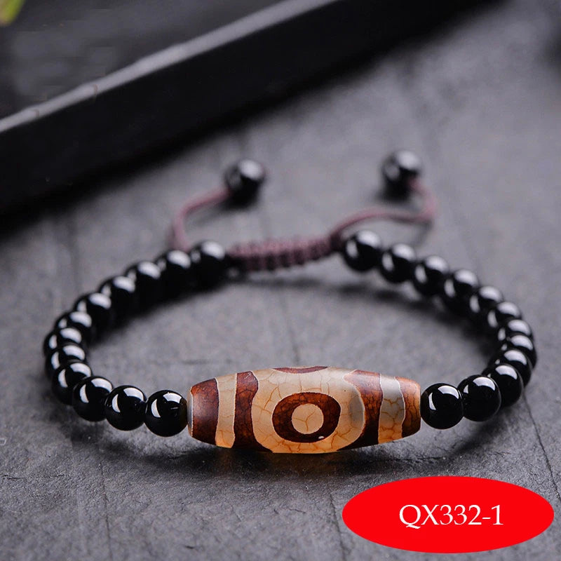 Agate Bracelet Tibet Tianzhu Bracelet Beaded Hand Knitting Lucky Charms