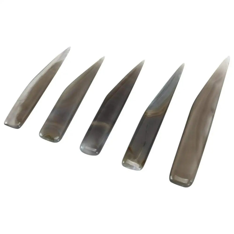Agate Burnisher Polishing Smoothing Tool 5PCS