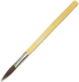 Agate Burnisher Rounded Point Bamboo Handle Metal Clay Brass Detailing Tool
