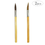 Agate Burnisher w/ Rounded Point for Jewelry Smoothing 2Pcs