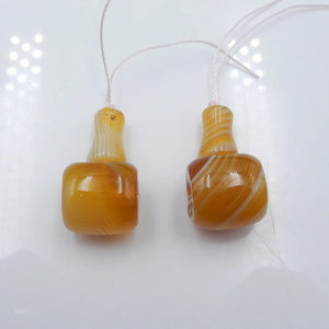 Agate Woman Earrings, Gem Customized, 10g
