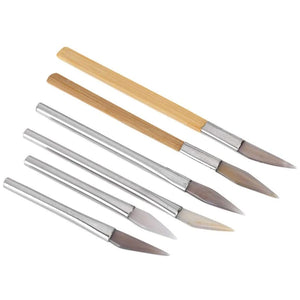 Agate & Silver Burnisher for Jewelry Tools