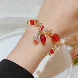 Agate Natural Stone Crystal Bracelet Beads Lucky Bracelets