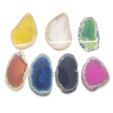 Colorful Agate Pendant for DIY Jewelry Making
