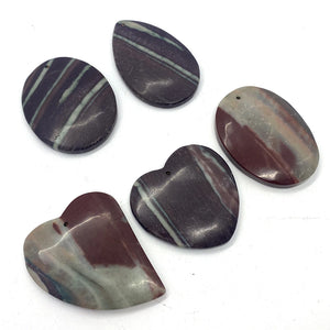 Brown Agate Pendant Set Natural Stone Meditation Charm Necklace Bracelet