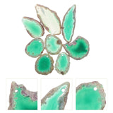 Agate Pendants Charms Jewelry Stone Pendant Gemstone Crystal Slice