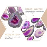 Agate Pendants Charms Jewelry Stone Pendant Gemstone Crystal Slice