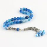 Agate Round Decorative Beads Islamic Rosary Muslim Tasbih Bracelet