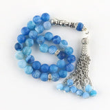 Agate Round Decorative Beads Islamic Rosary Muslim Tasbih Bracelet