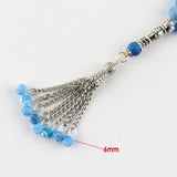 Agate Round Decorative Beads Islamic Rosary Muslim Tasbih Bracelet