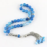 Agate Round Decorative Beads Islamic Rosary Muslim Tasbih Bracelet