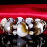 Agate Bead Bracelet Modern Minimalist Jewelry