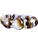Agate Bead Bracelet Modern Minimalist Jewelry