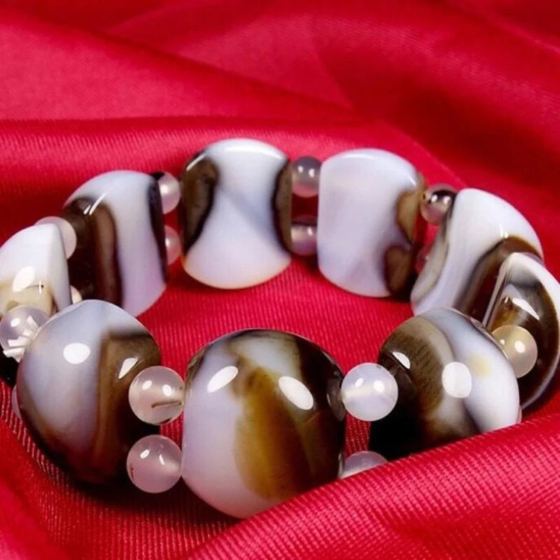 Agate Bead Bracelet Modern Minimalist Jewelry