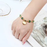 Agate Stone Charm Bracelet for Women